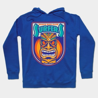 Beach Bum Surfers Club Tiki Hoodie